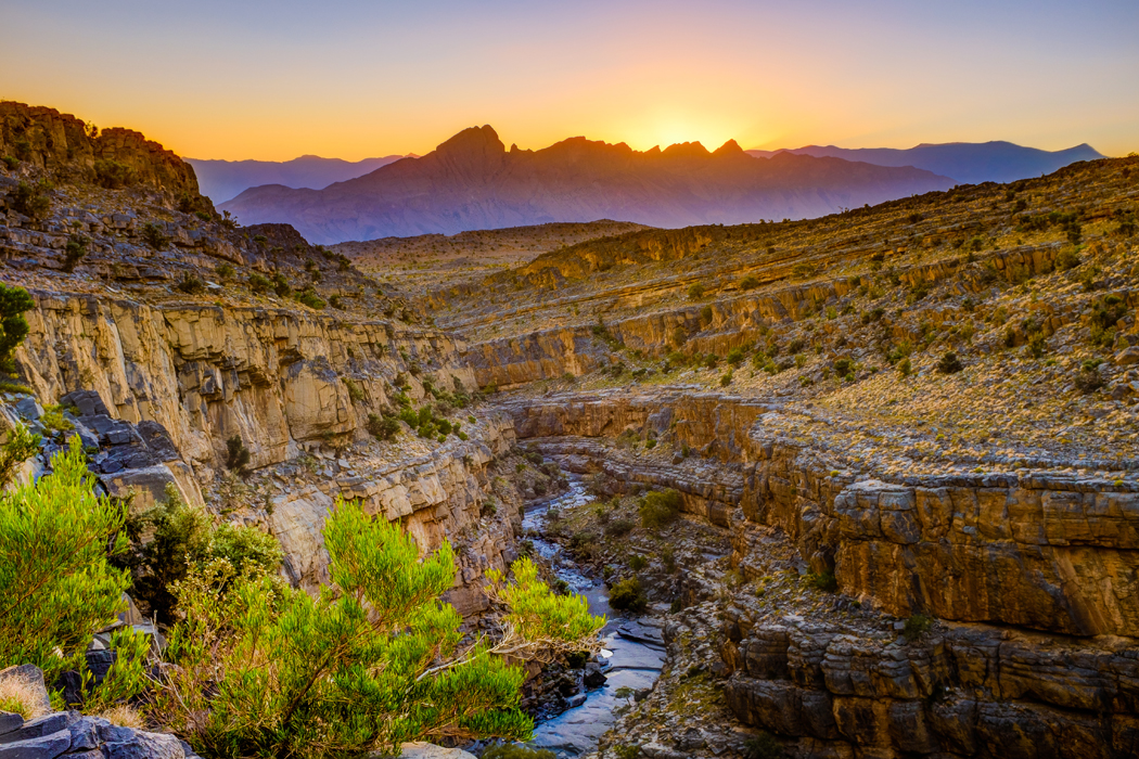 Kanion Wadi Ghul, Oman