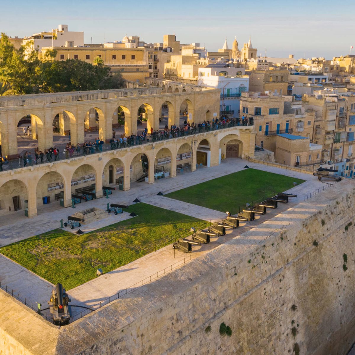 Ogrody Barrakka, Valletta, Malta Ogrody Barrakka, Valletta, Malta