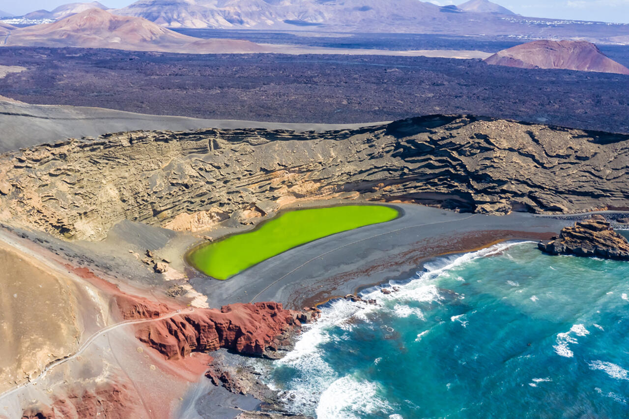 Zielone jezioro, Lanzarote