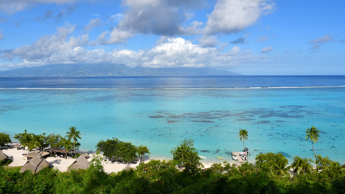 Plaża Temae, Moorea, Polinezja Francuska Plaża Temae, Moorea, Polinezja Francuska