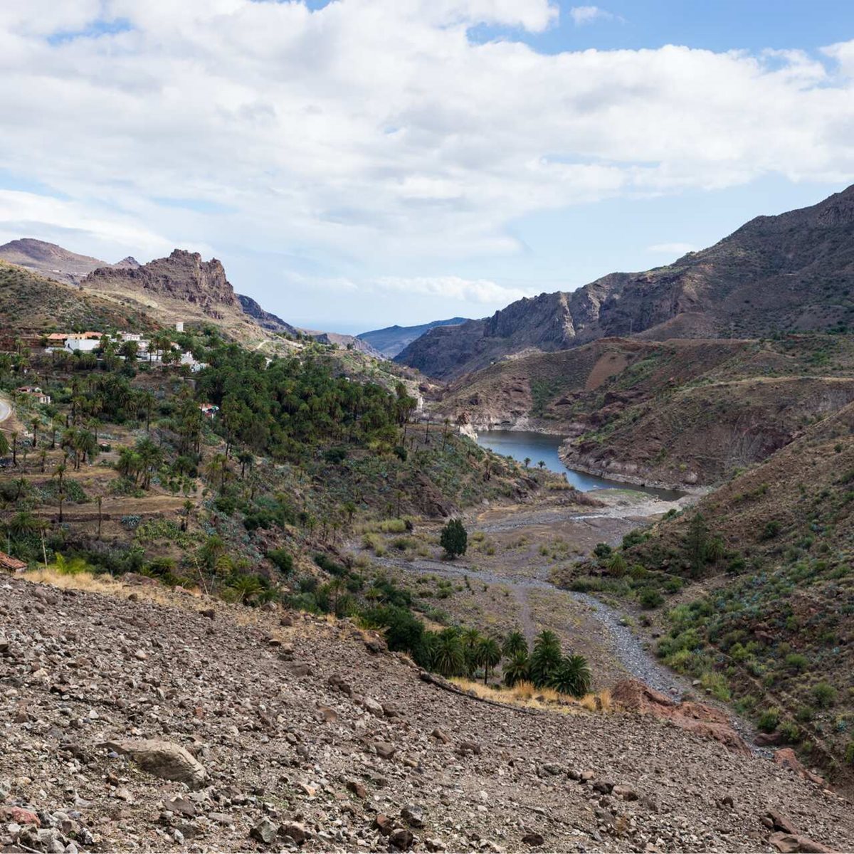 Krajobraz w pobliżu Santa Lucia, Gran Canaria