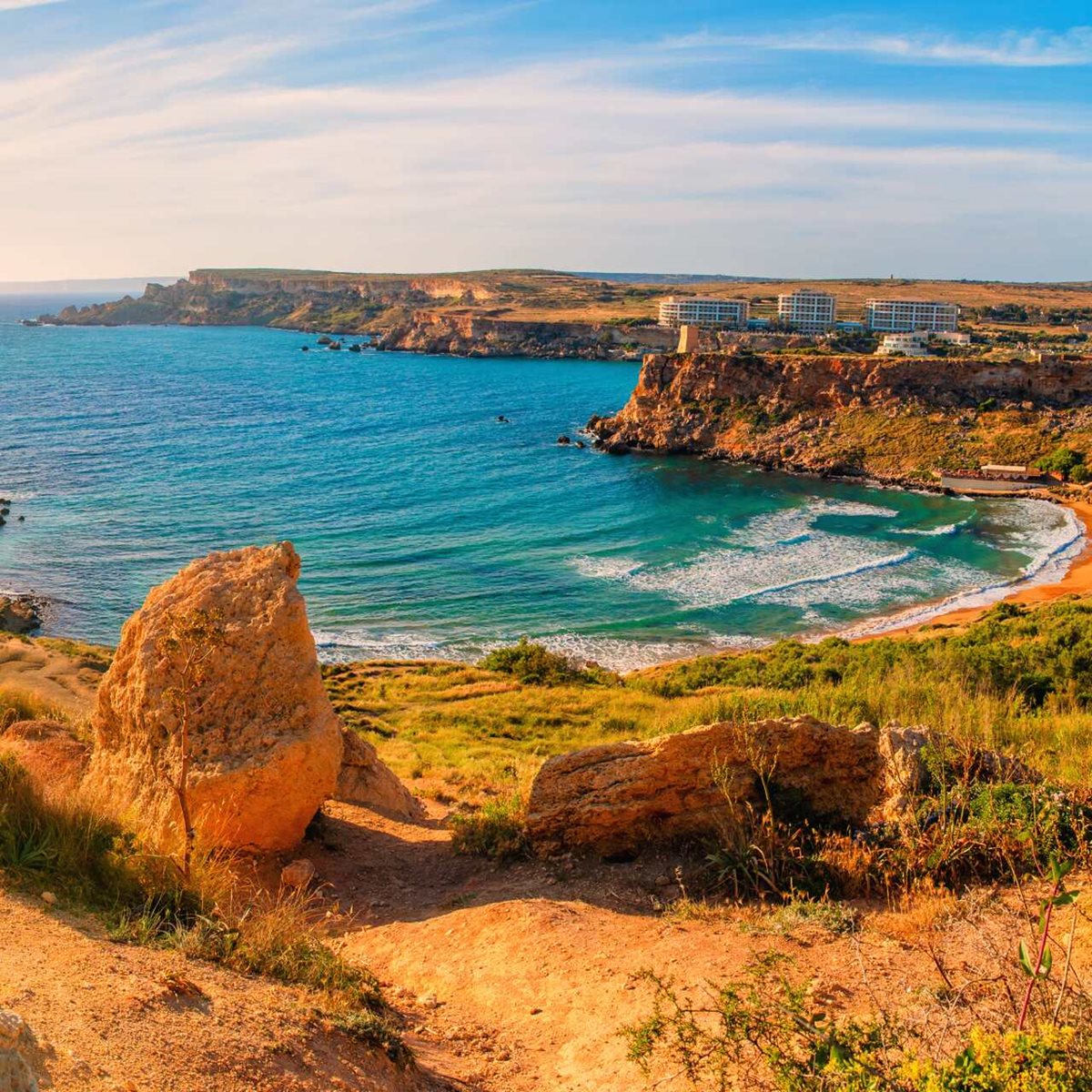 Plaża na Malcie