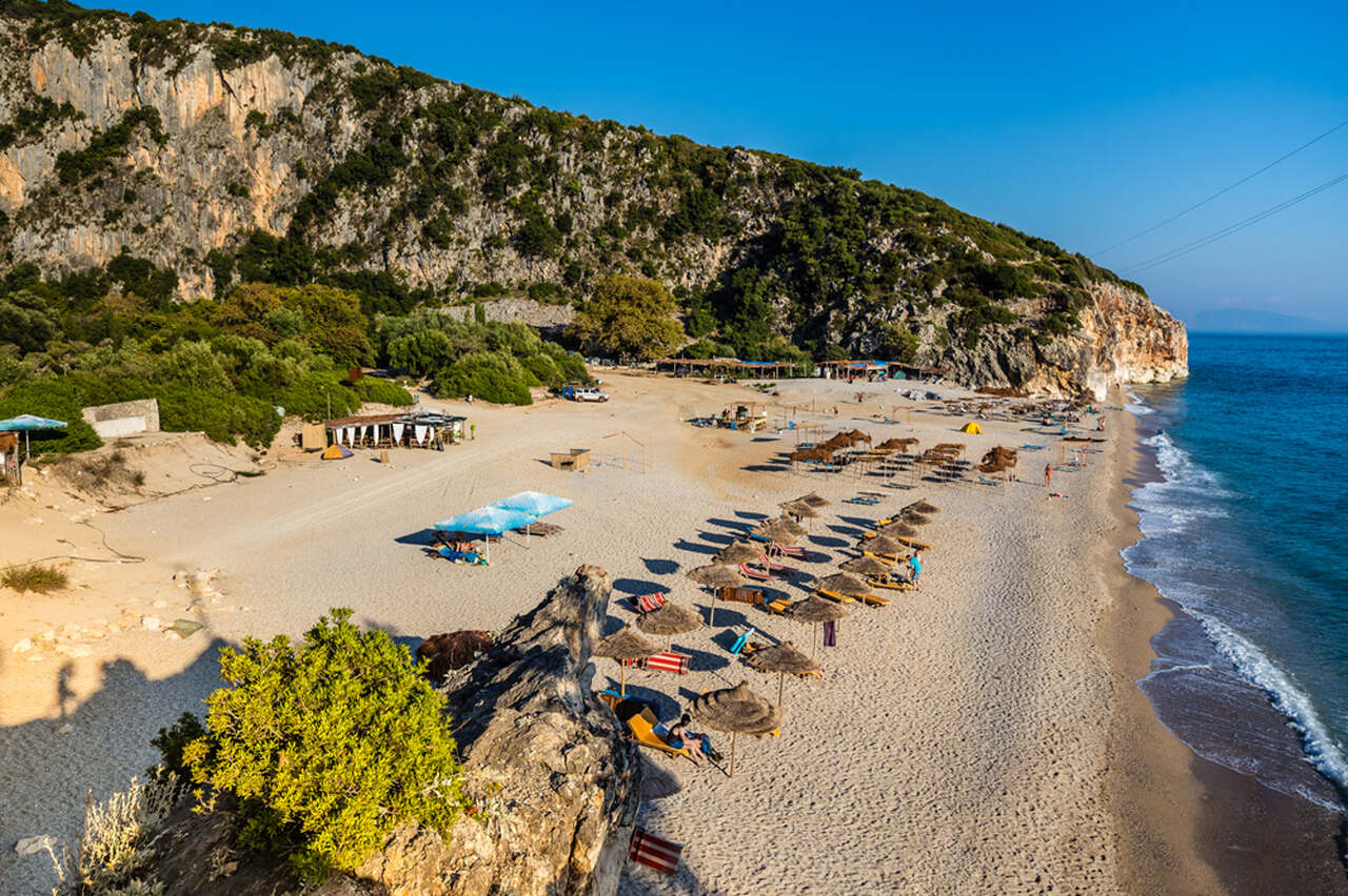 Plaża Gjipe, Albania Plaża Gjipe, Albania