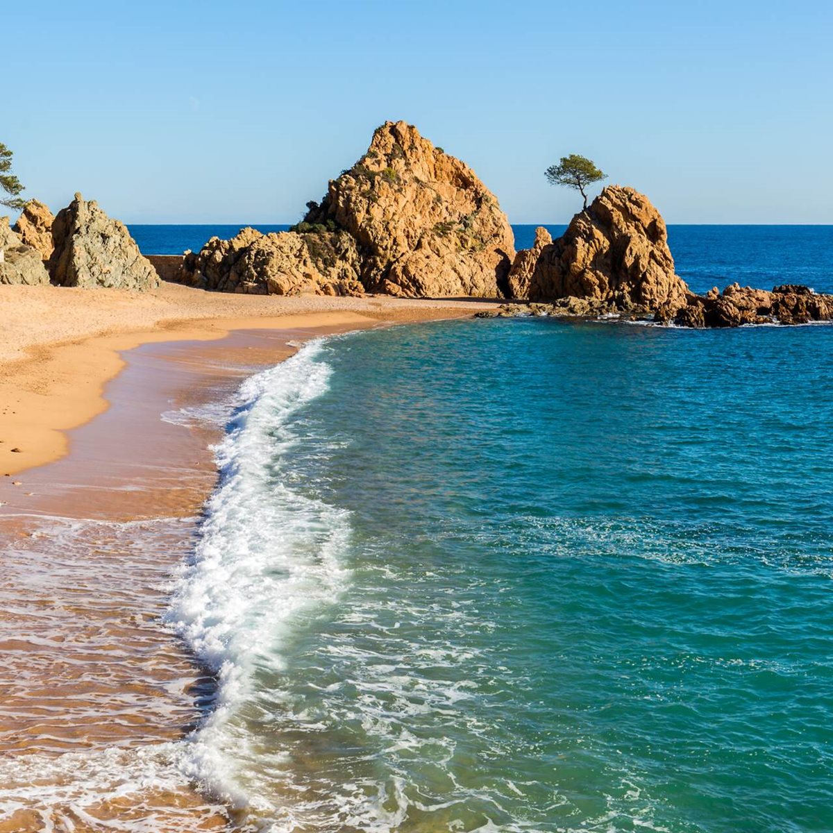 Plaża w Tossa de Mar