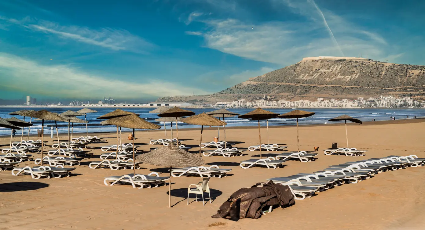 Plaża w Agadirze Plaża w Agadirze