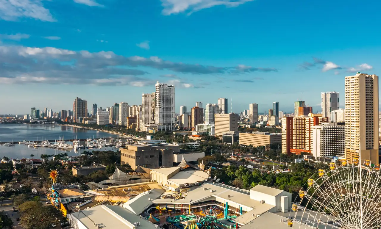 Widok na miasto, Manila
