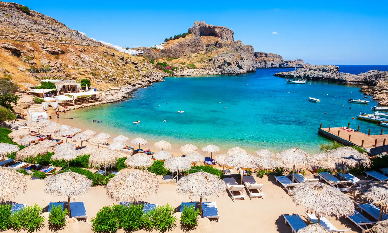 Plaża na Rodos