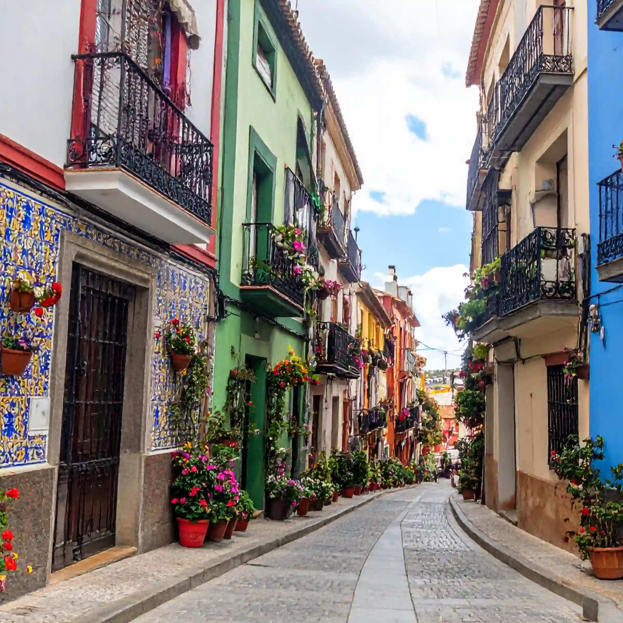 Uliczki w Villajoyosa