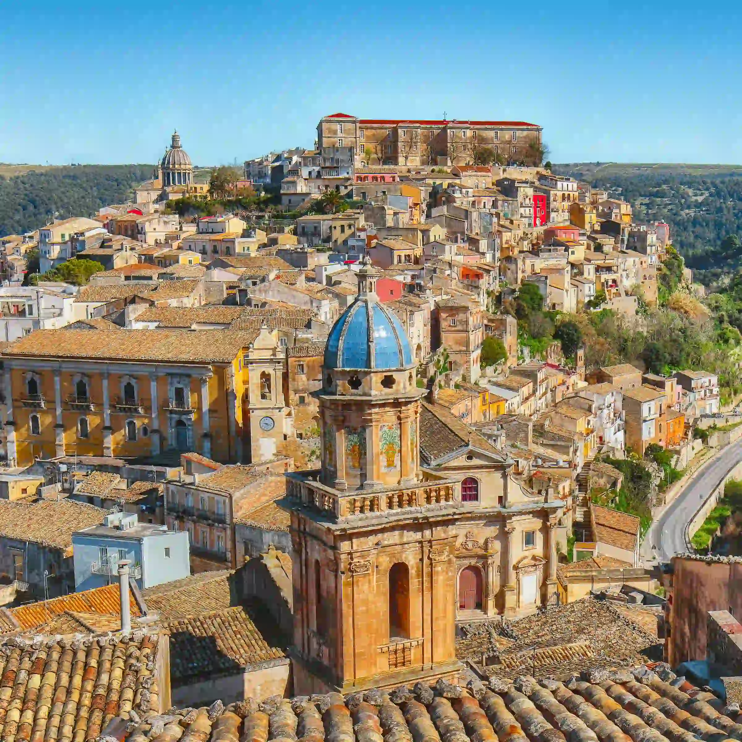 Ragusa, widok z góry