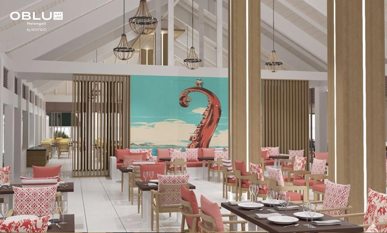 Restauracja w hotelu Śniadanie w hotelu SENTIDO OBLU Helengeli Restauracja w hotelu Śniadanie w hotelu SENTIDO OBLU Helengeli
