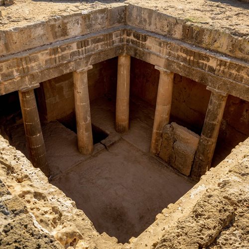 Grobowce Królewskie, Pafos, Cypr Grobowce Królewskie, Pafos, Cypr