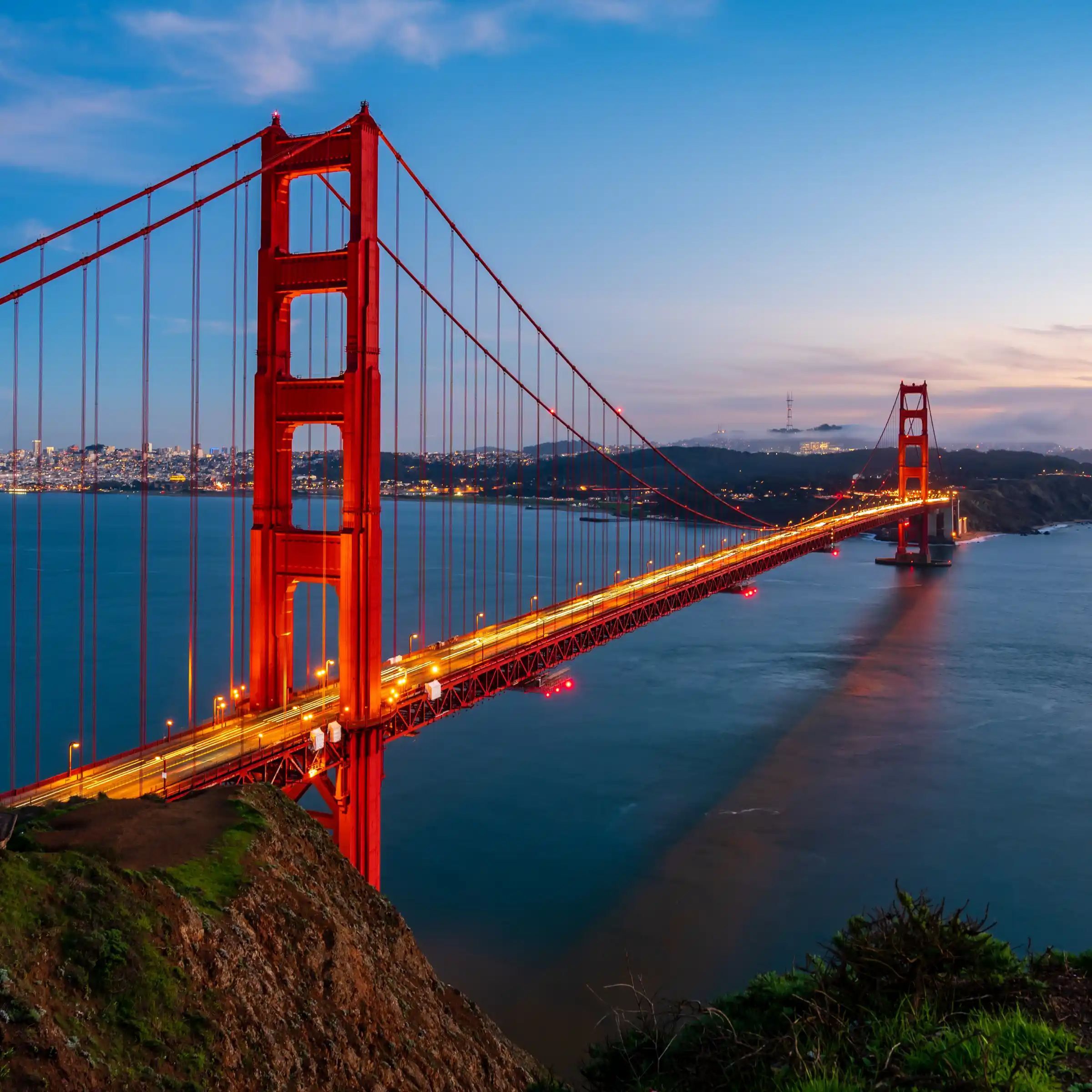 Widok na Golden Gate Bridge