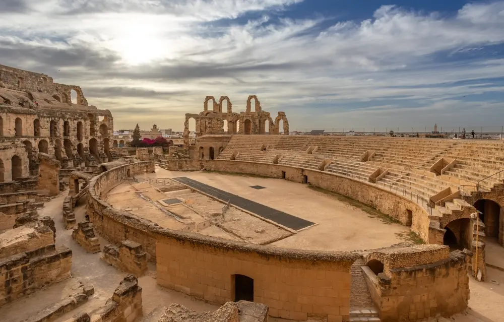 Amfiteatr w El Djem, Tunezja