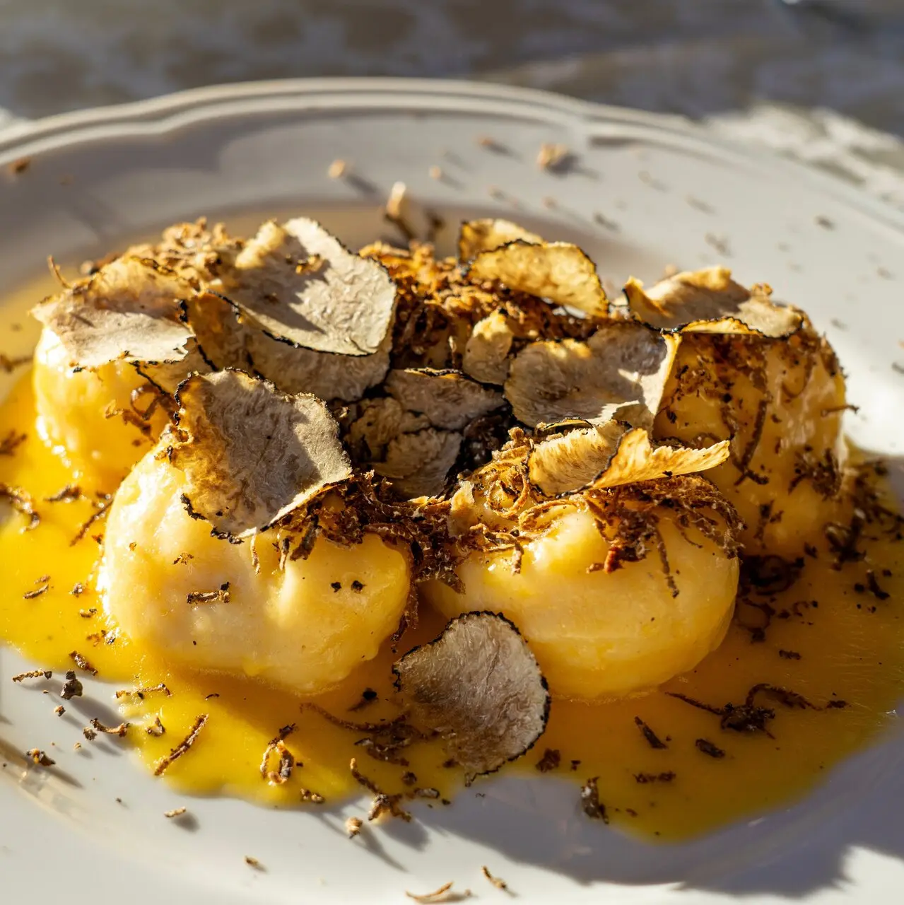Chorwackie pierogi z truflami z Istrii