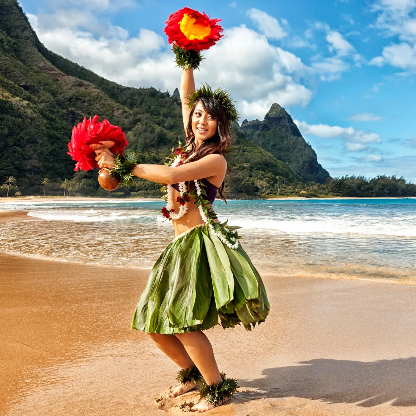 Hawajska tancerka hula