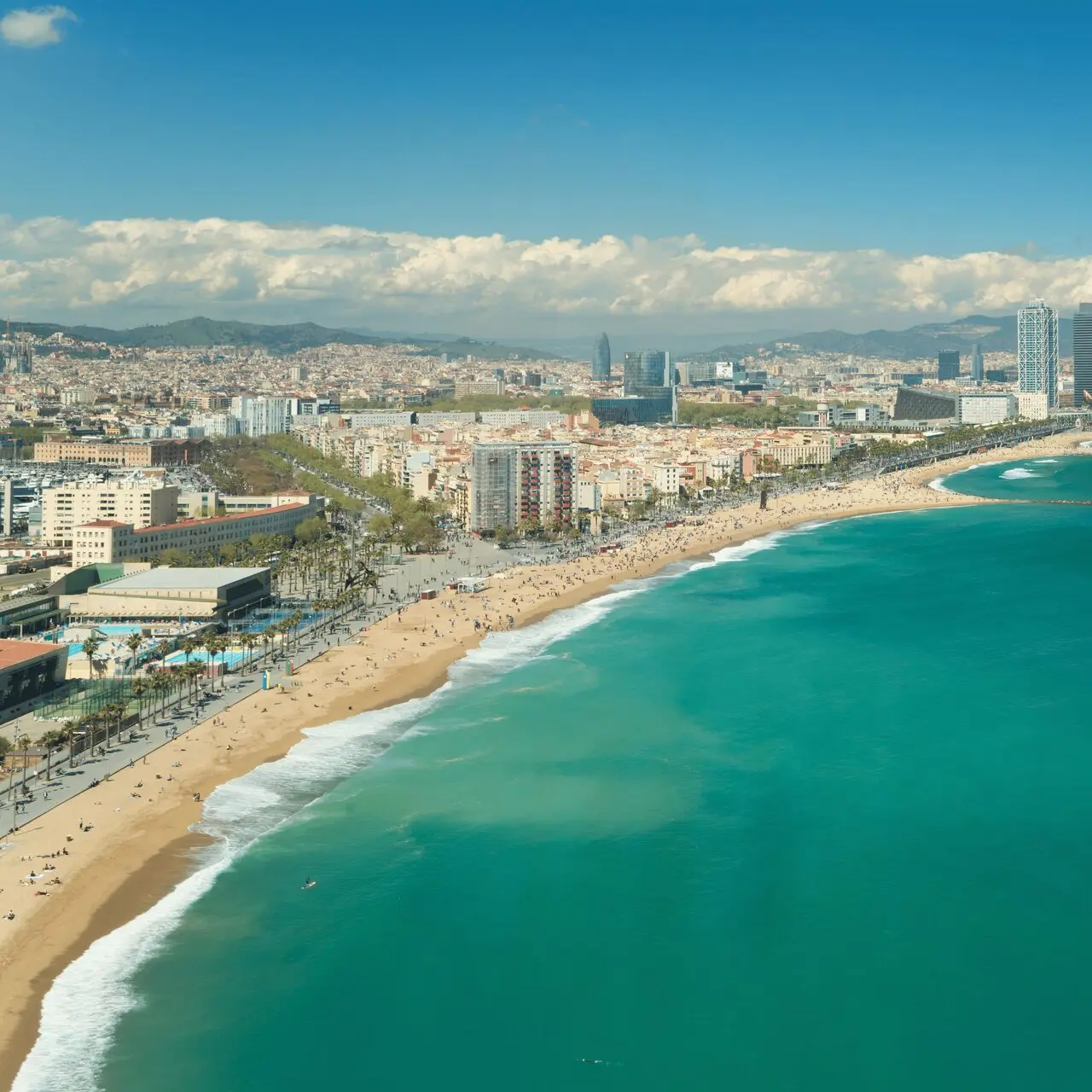 Plaża Barceloneta, Barcelona Plaża Barceloneta, Barcelona