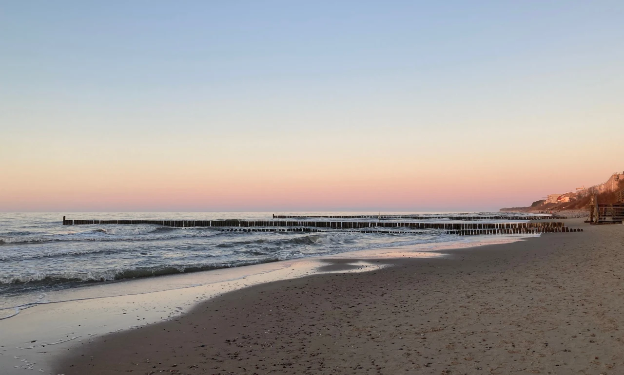 Plaża w Ustroniach Morskich