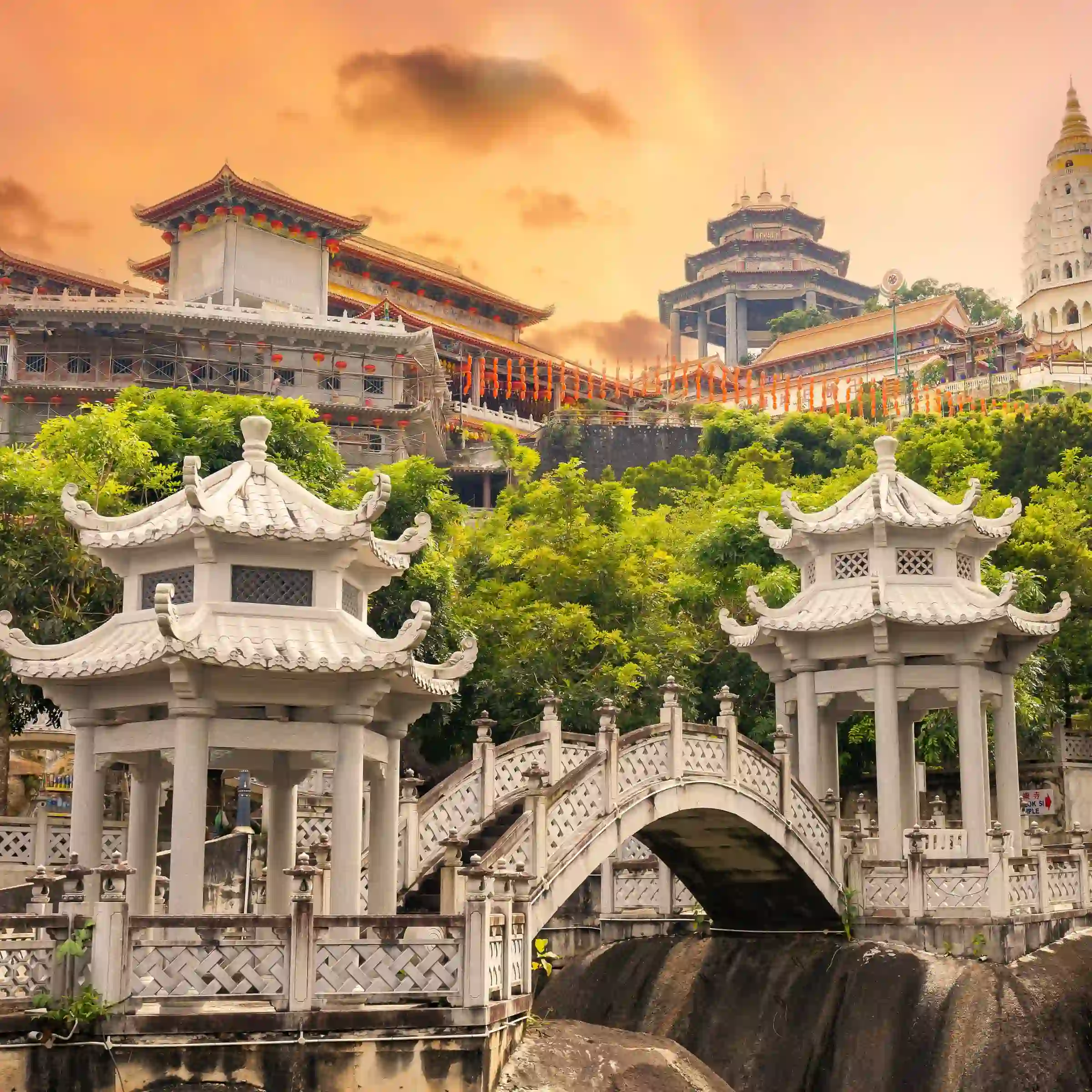 Architektura w George Town, Penang, Malezja