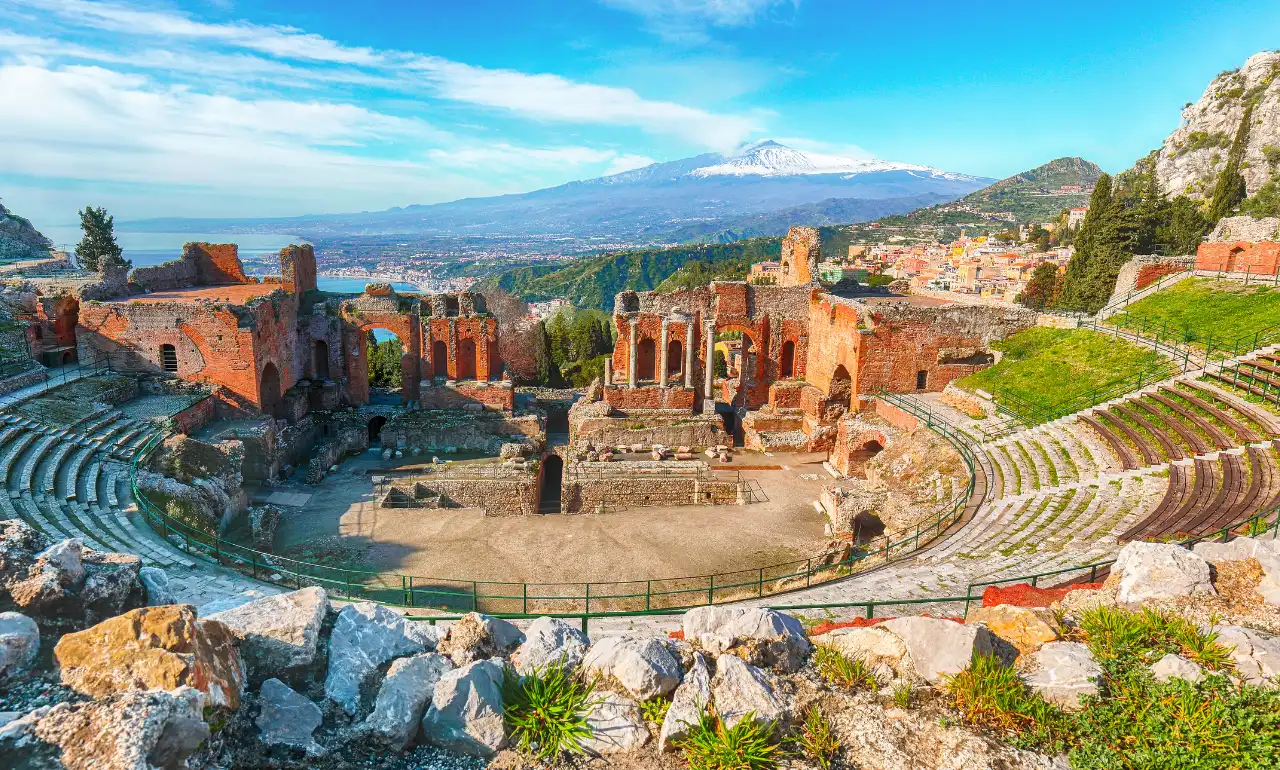 Ruiny teatru greckiego, Taormina