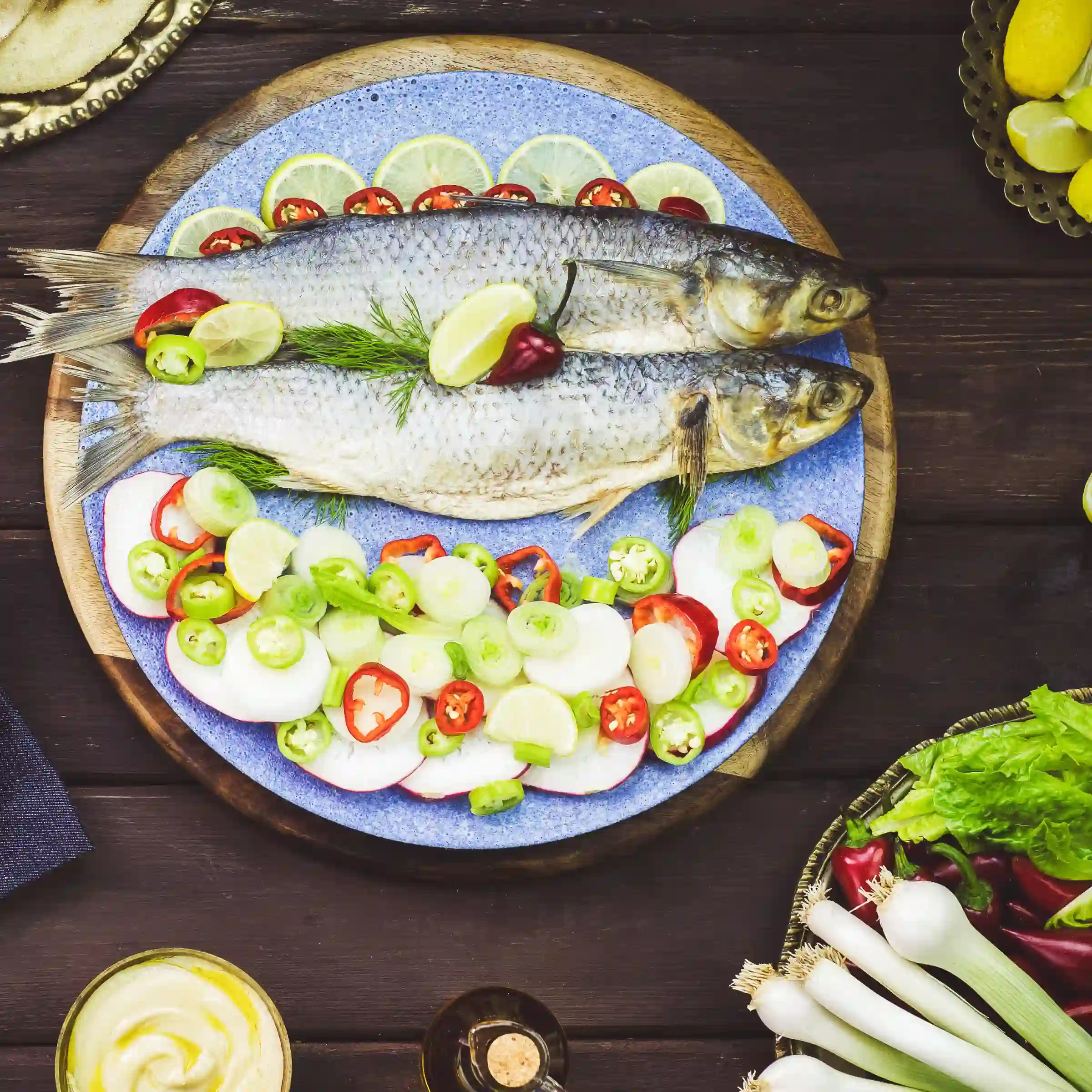 Tradycyjne egipskie ryby