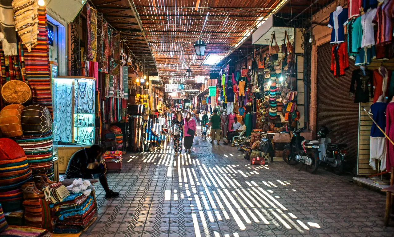 Suk w Marrakeszu