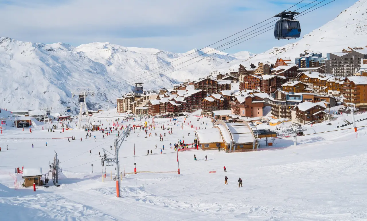 Widok na kompleks Trzy Doliny