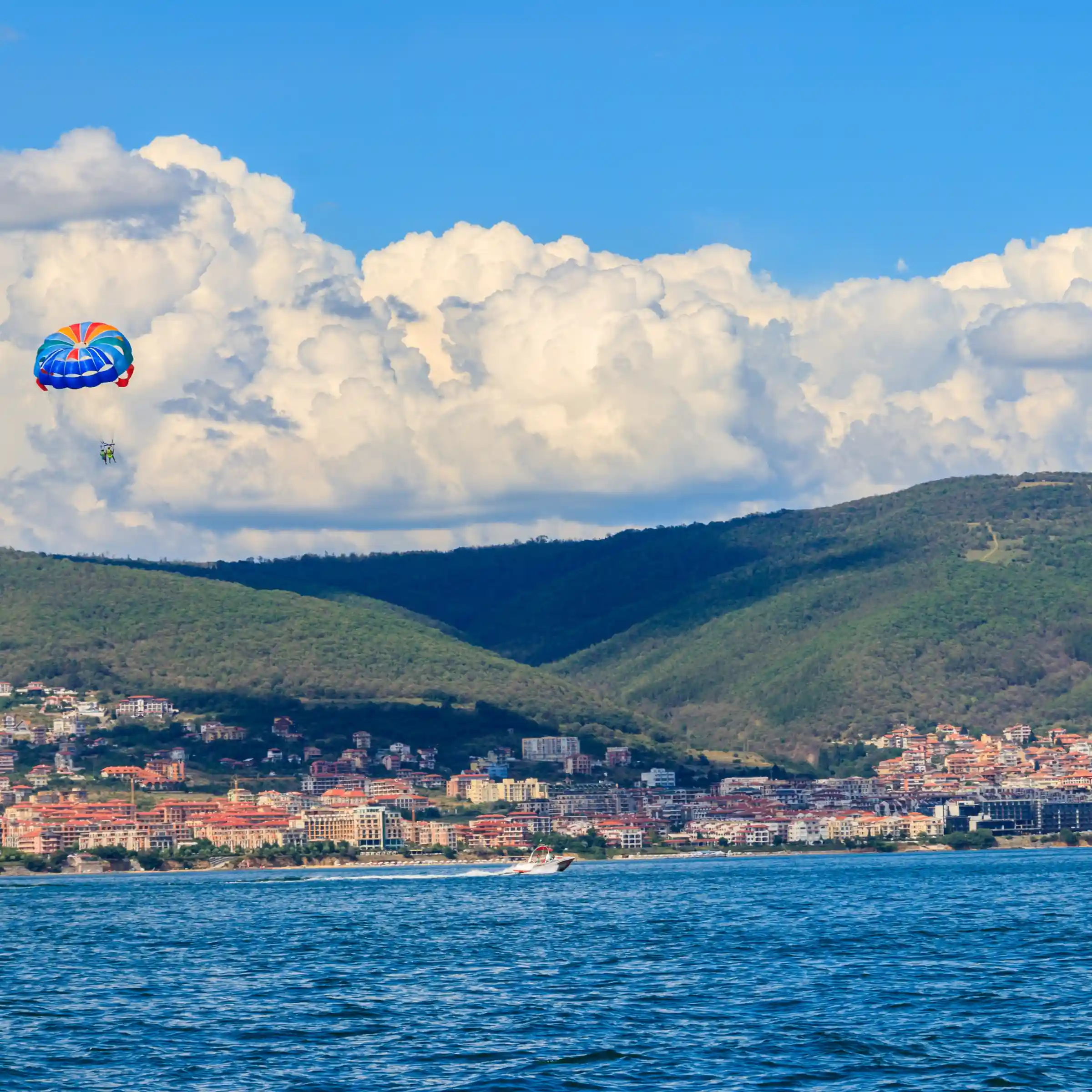 Parasailing nad Morzem Czarnym, Słoneczny Brzeg