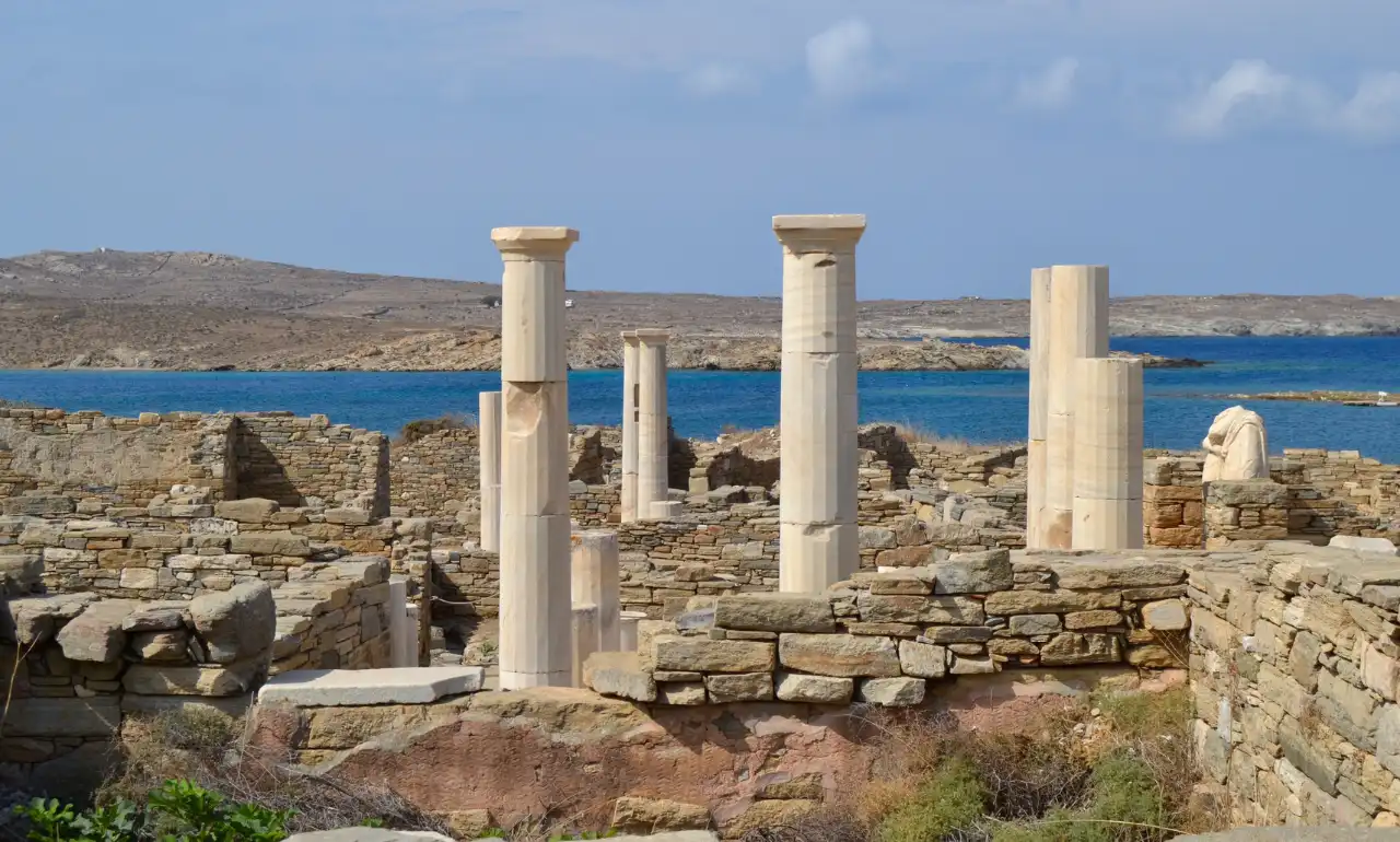 Ruiny w Delos