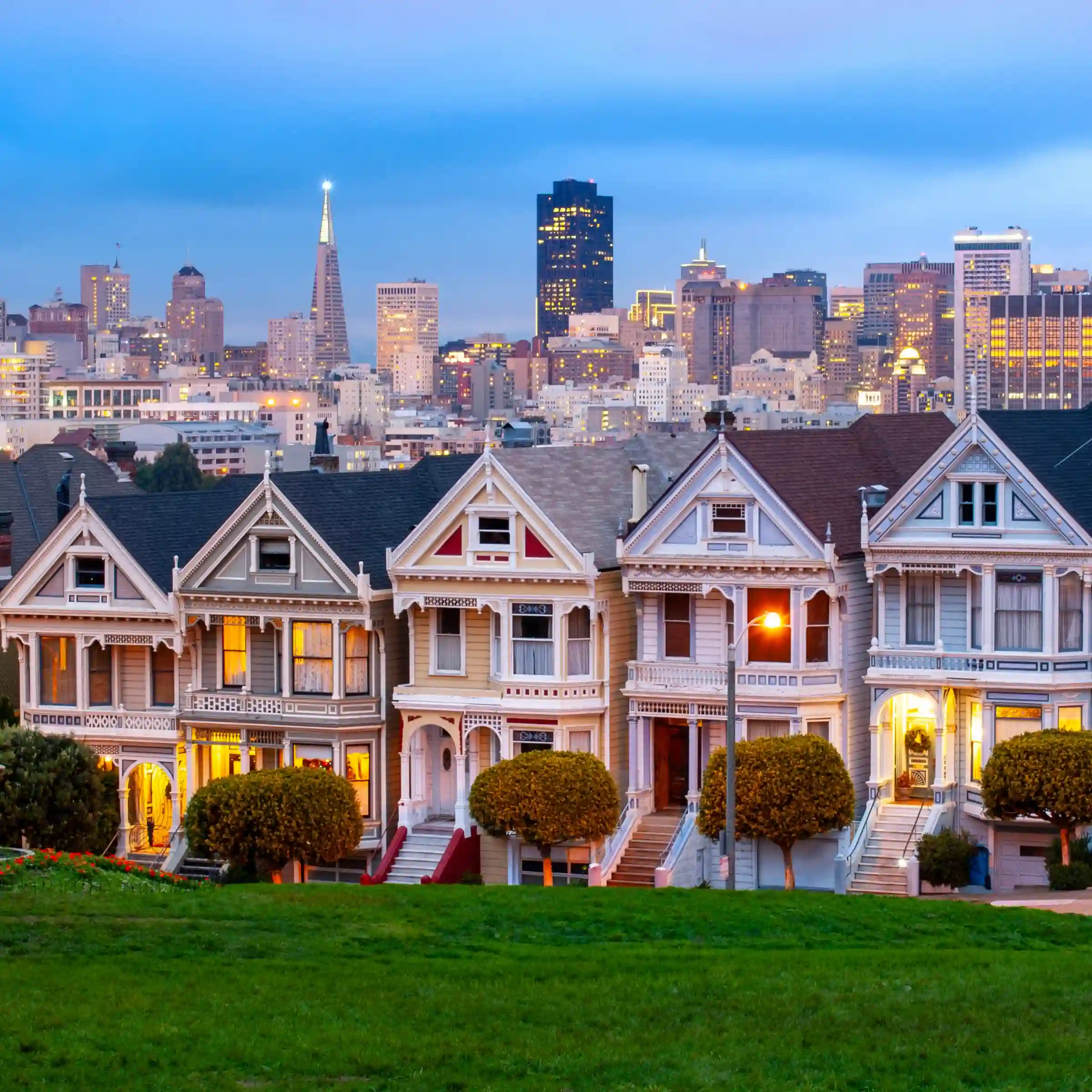 Widok na Painted Ladies