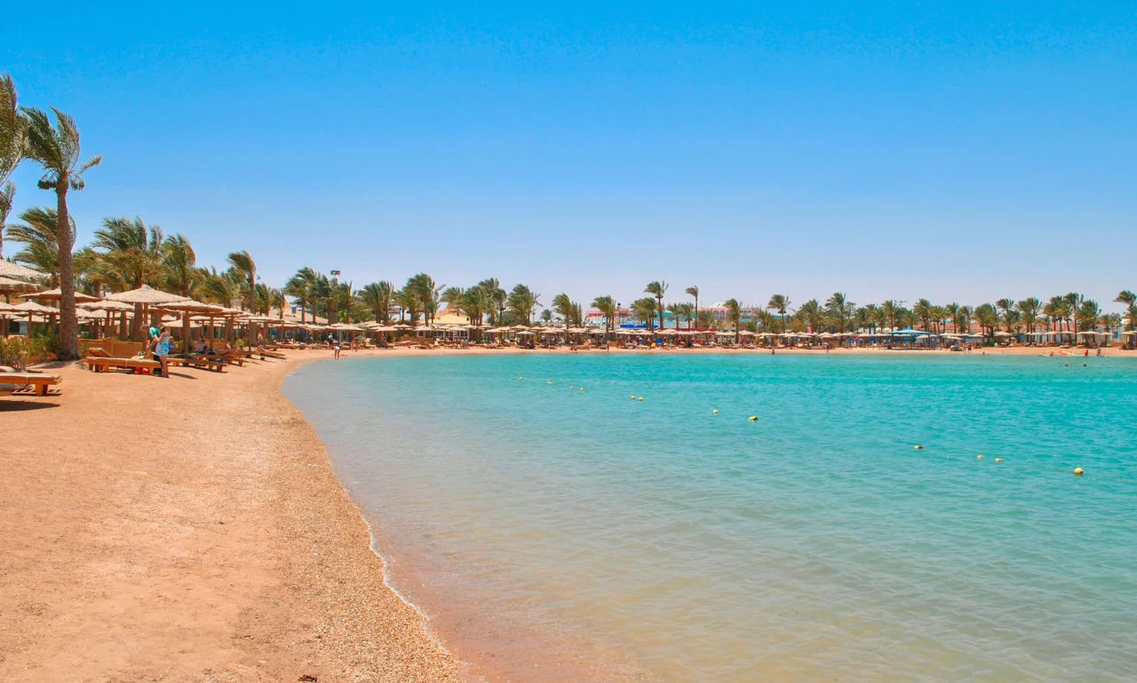 Złota plaża w Hurghadzie Złota plaża w Hurghadzie