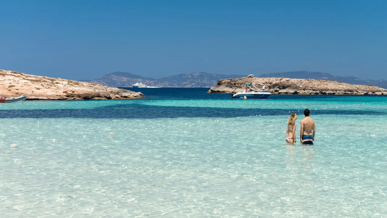 Plaża na wyspie Formentera Plaża na wyspie Formentera
