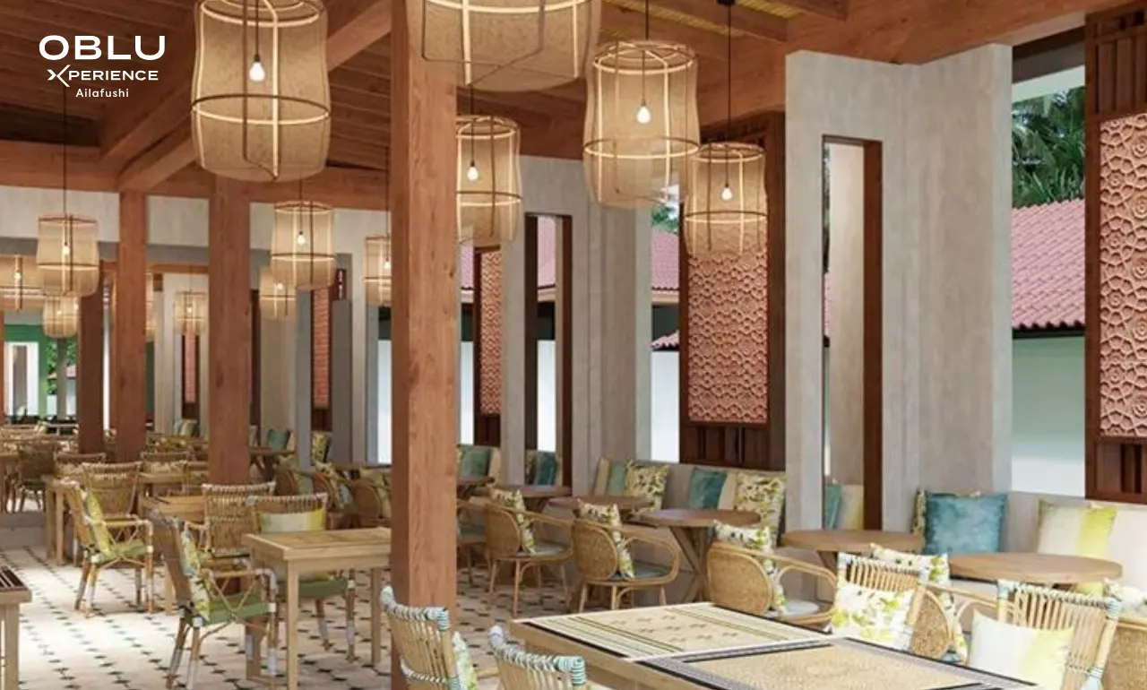 Restauracja w hotelu OBLU XPERIENCE Ailafushi Restauracja w hotelu OBLU XPERIENCE Ailafushi