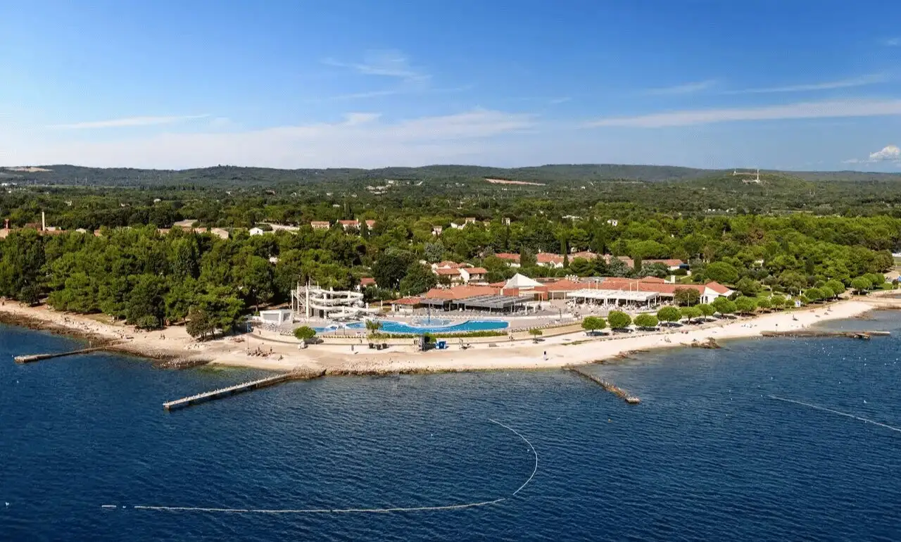 Widok z góry na Villas Rubin w Rovinj 