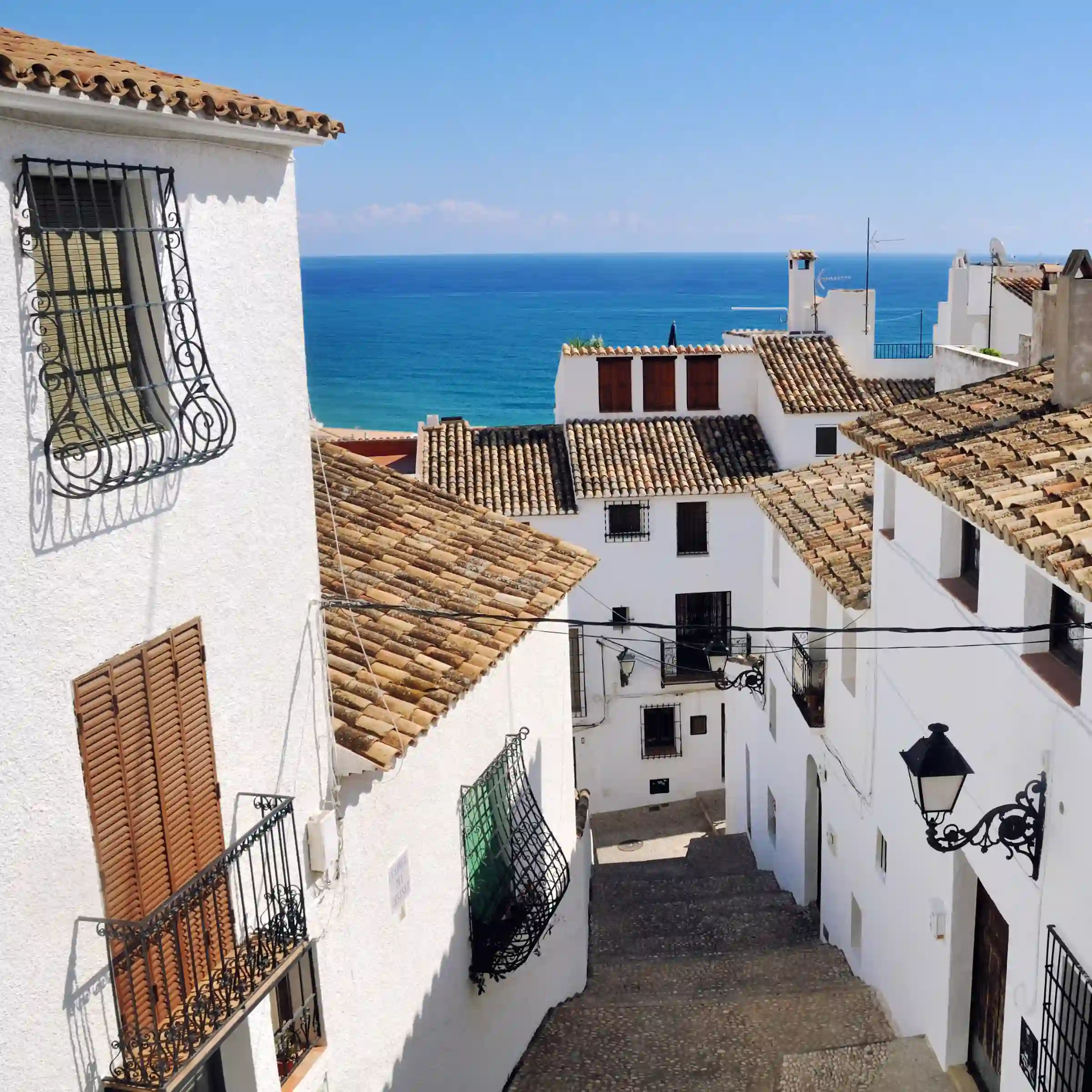 Wąskie uliczki w Altei