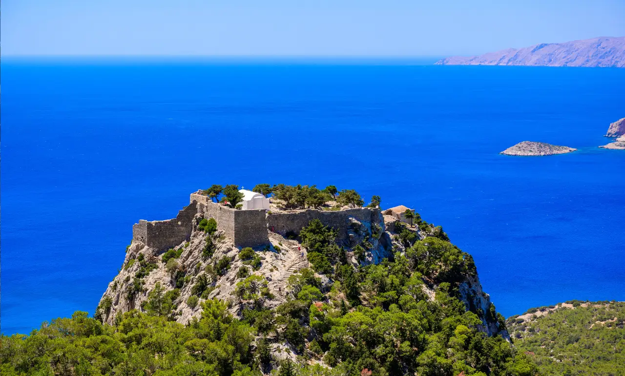 Ruiny zamku Monolithos Ruiny zamku Monolithos