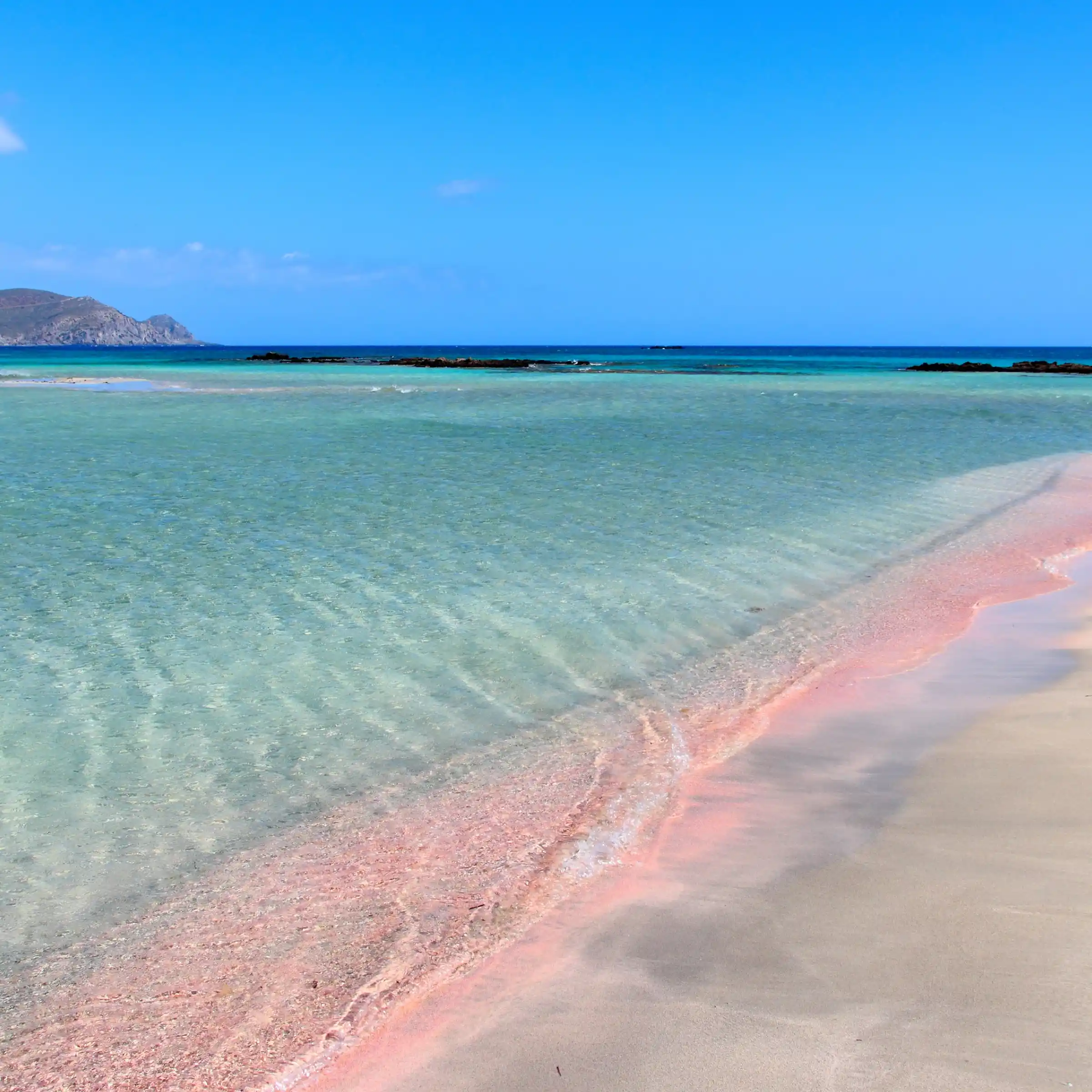 Różowa plaża Elafonisi