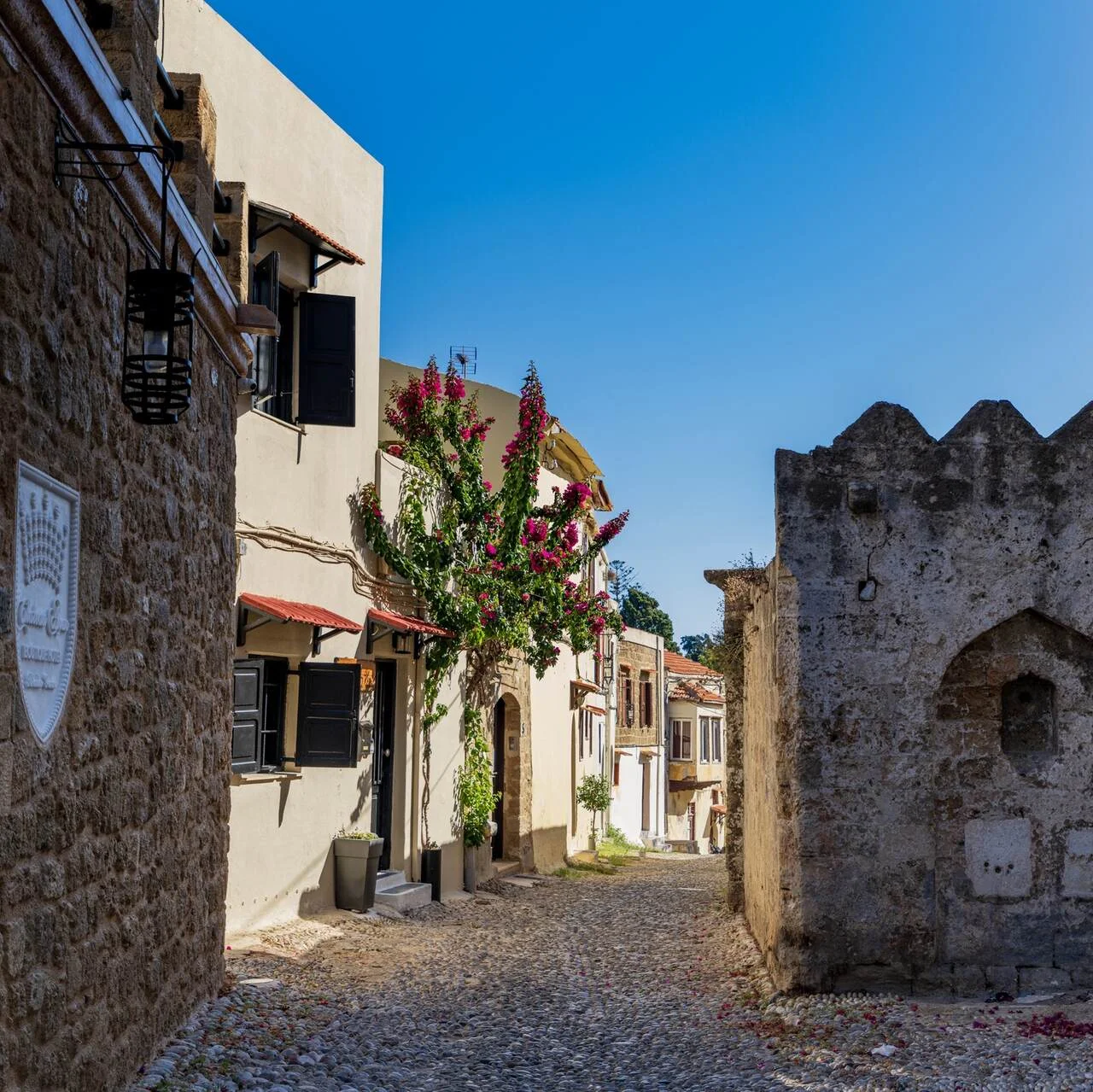 Uliczka na Rodos Uliczka na Rodos