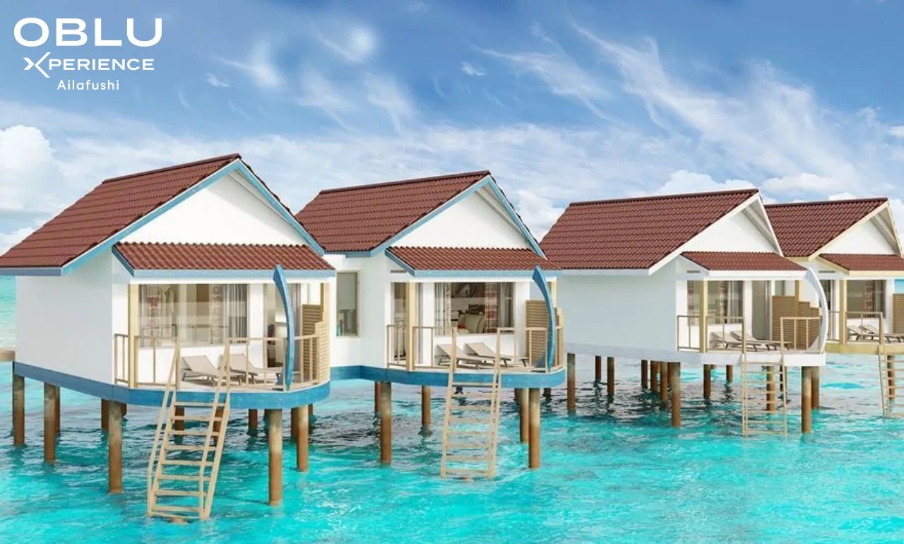 Domki na wodzie w hotelu OBLU Xperience Ailafushi