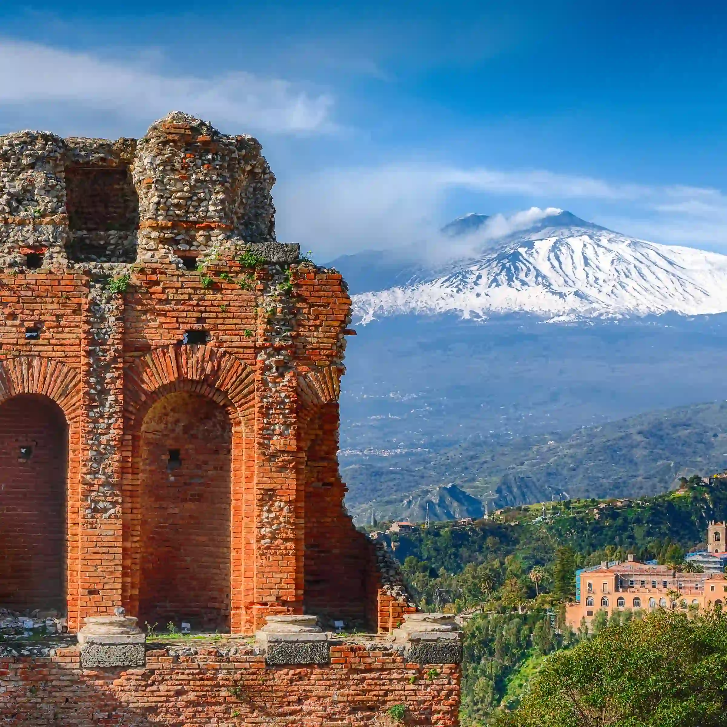 Ruiny teatru greckiego, Taormina