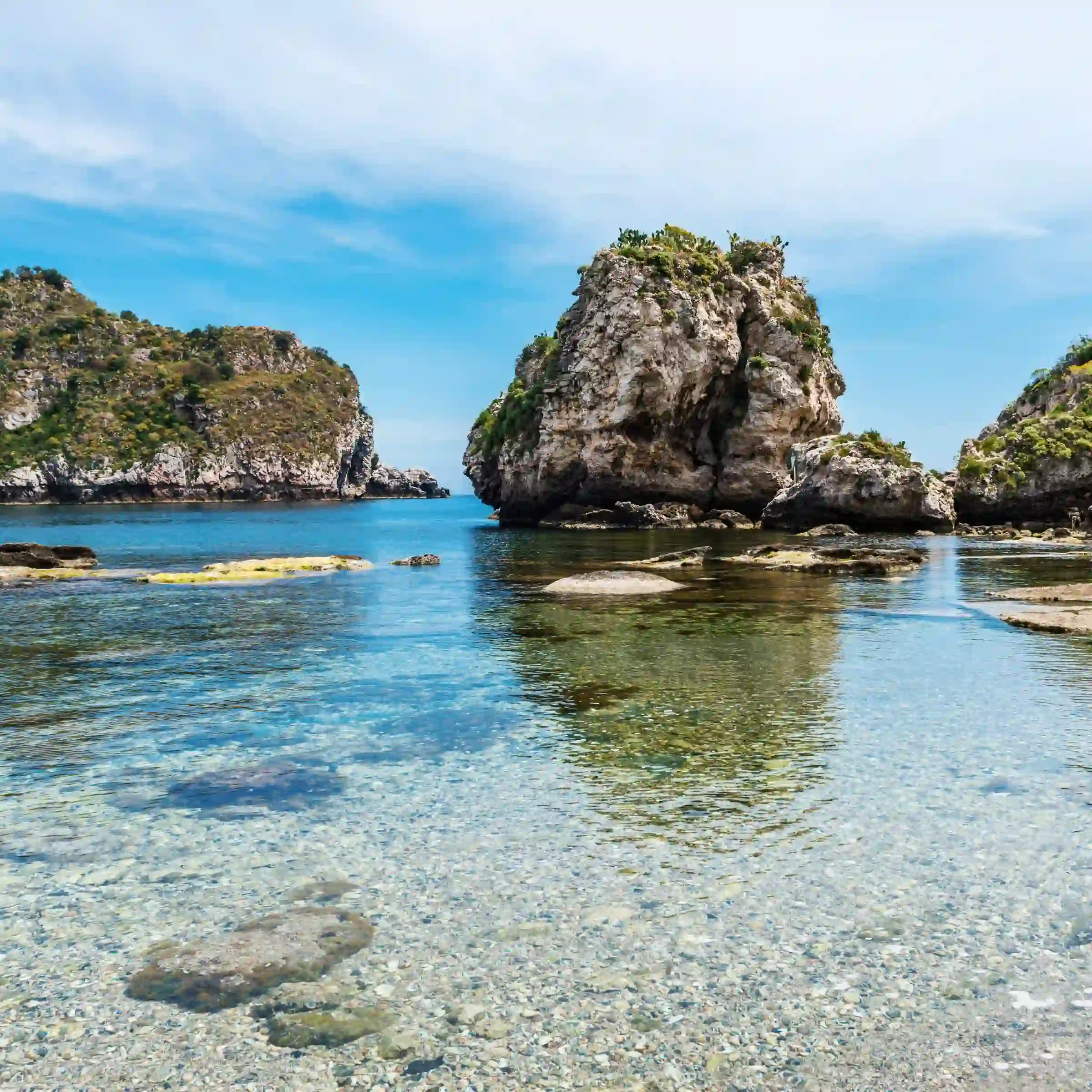 Plaża na Isola Bella