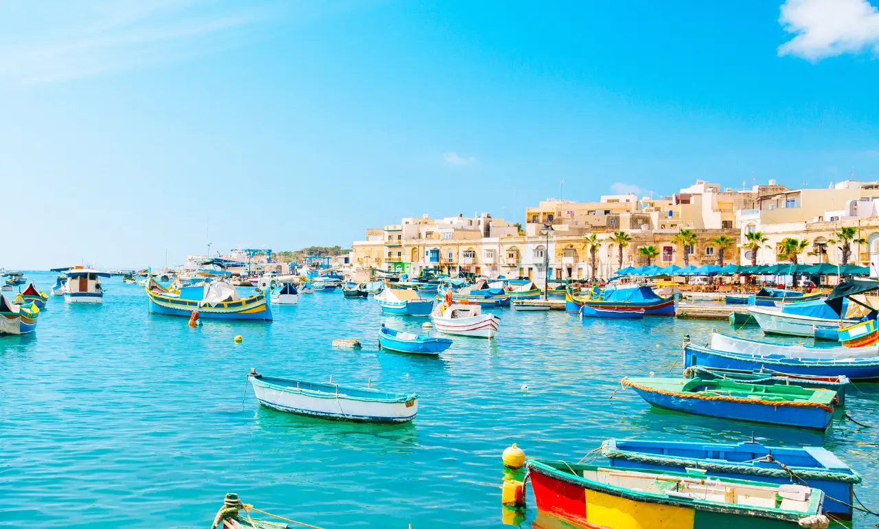 Osada rybacka Marsaxlokk Osada rybacka Marsaxlokk