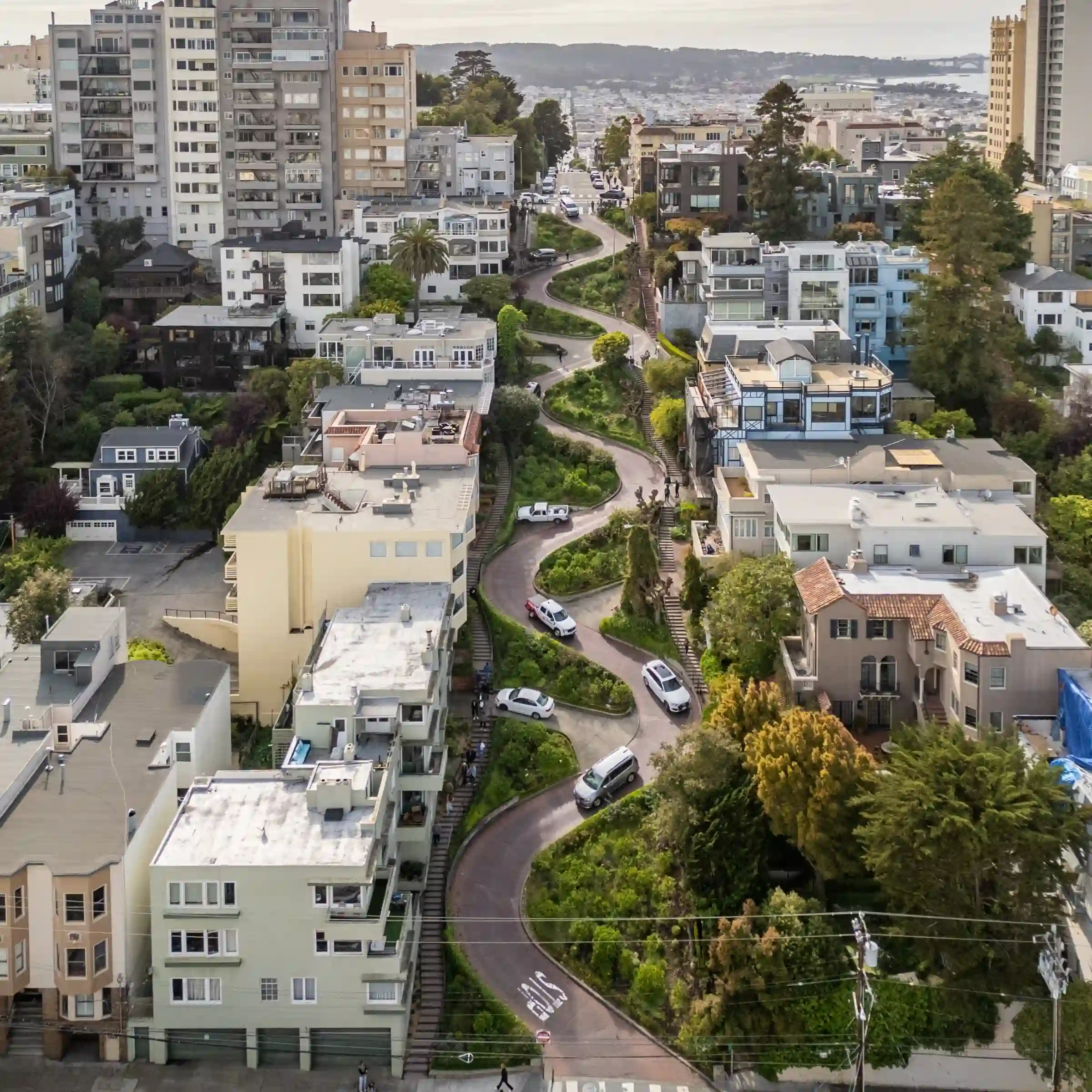 Widok na Lombard Street