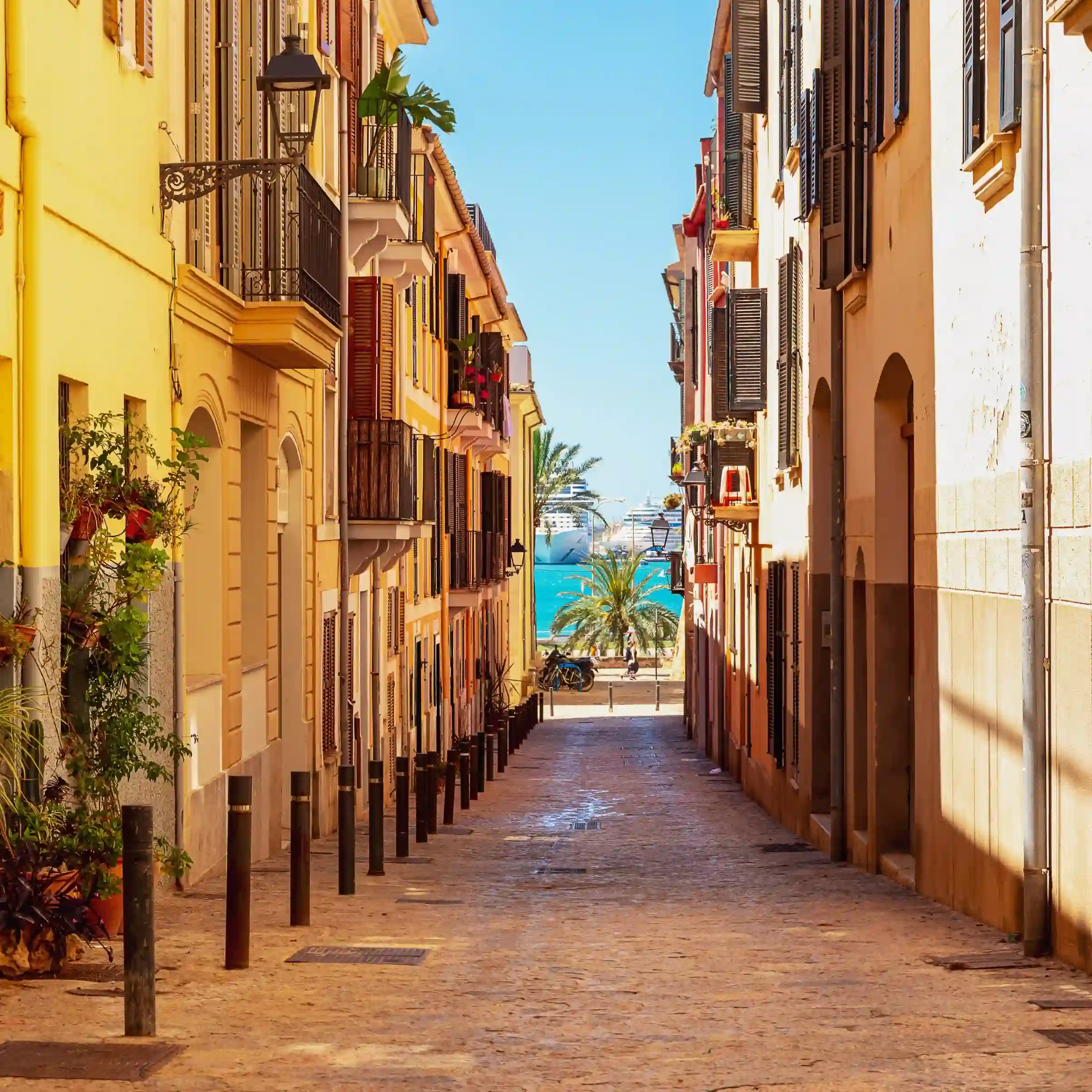 Stare miasto w Palma de Mallorca