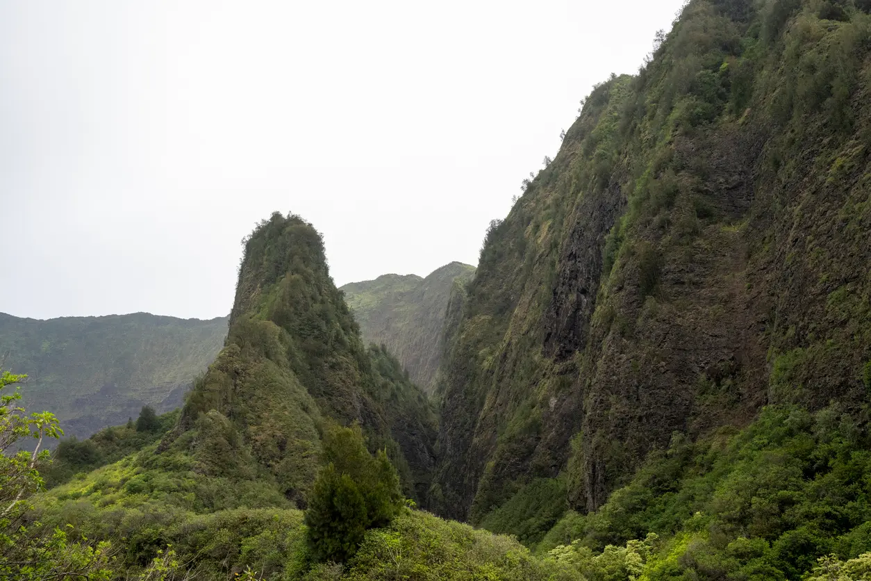 Widok na Iao Valley, Maui, Hawaje