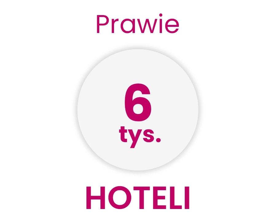 Prawie 6 tysięcy hoteli