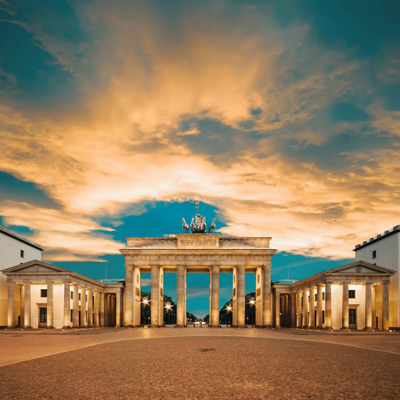 Brama Brandenburska, Berlin, Niemcy