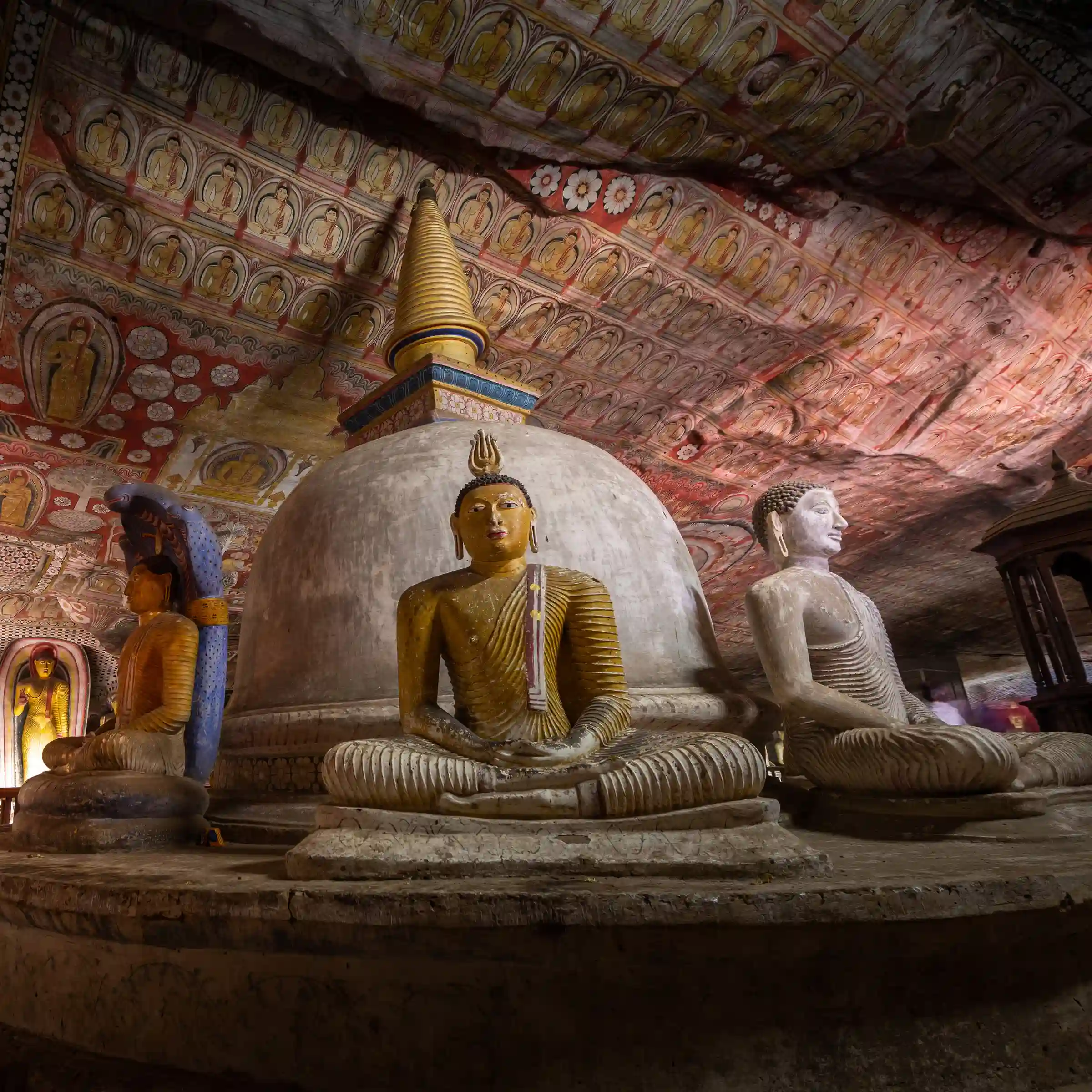 Skalna świątynia w Dambulli